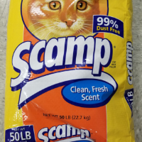 Scamp Cat Litter 50lb. $6.57