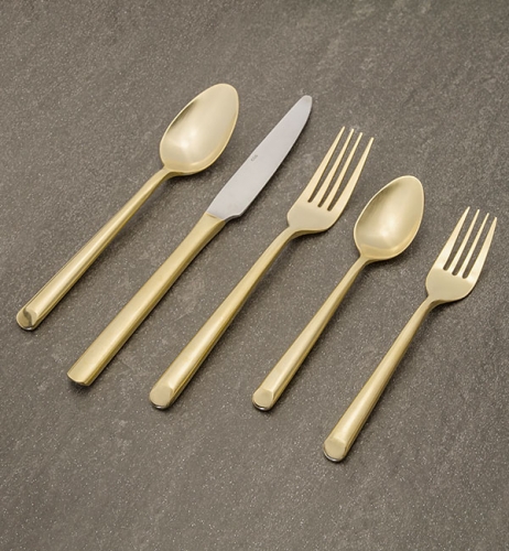 Parker Gold Plated Flatware, Dinner Fork