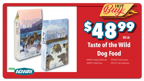 Taste of the Wild Dog Food, 30 Lb