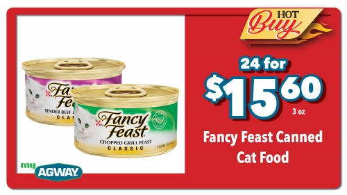 Fancy Feast Canned Cat Food, 24 for $15.60