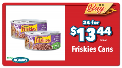 Friskies Cans 24 for $13.44