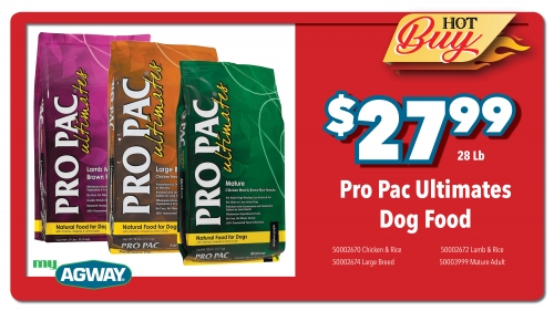 Pro Pac Ultimates Dog Food, 28Lb