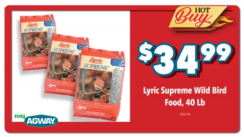 Lyric Supreme Wild Bird Food, 40lb