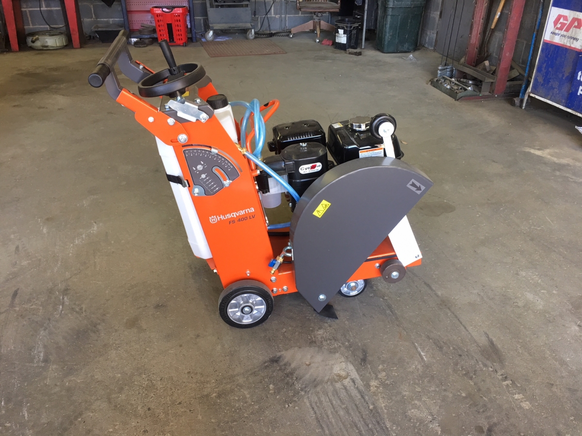 WALK BEHIND 13HP CONCRETE SAW Grantham True Value Rental Goldsboro, NC