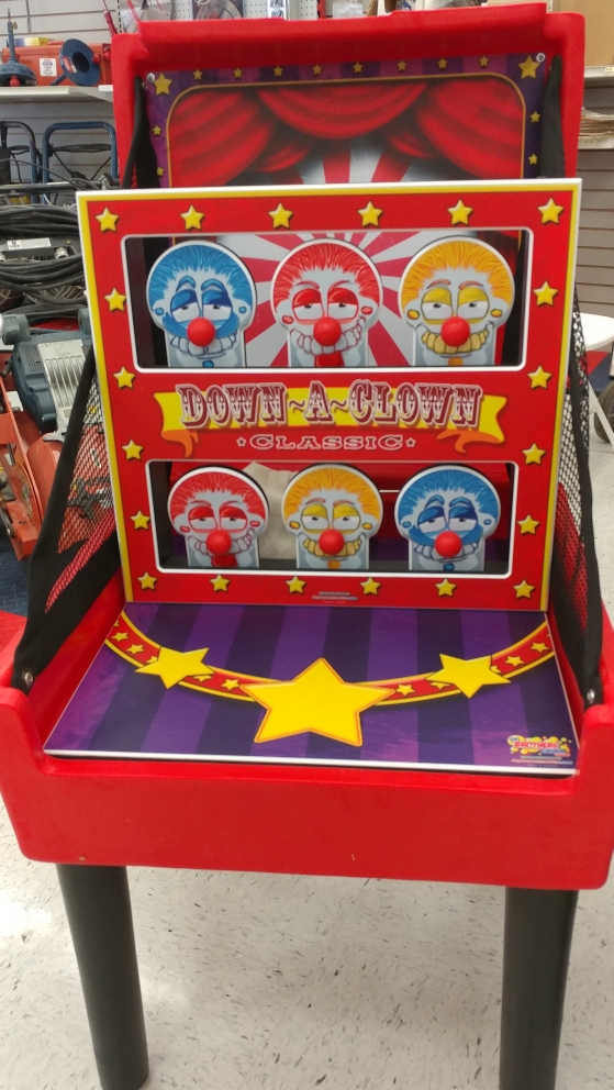Down a Clown game Grand True Value Rental Clinton & Dunn, NC