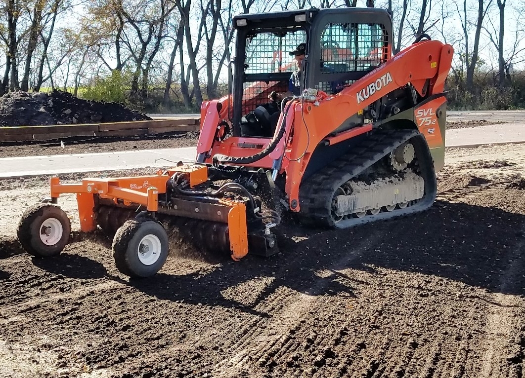 Power Soil Conditioner for Skid Steer Grand True Value Rental Clinton & Dunn, NC