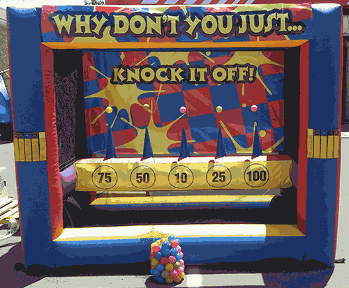 Knock It Off Inflatable Game