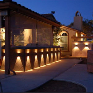Evening Landscape Lighting