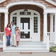 Exterior front entry doors