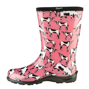 Sloggers® Womens Rain & Garden Boot - Pink Cowabella Print | HC Summers ...