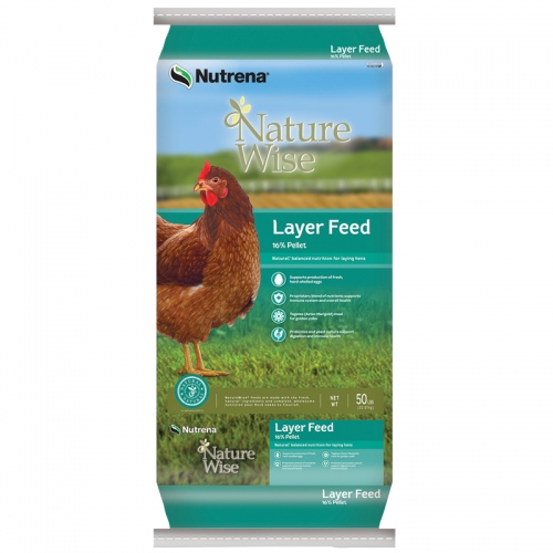 Nutrena® NatureWise® Layer 16% Feed - Pellets 50# | R&J Feed Supply