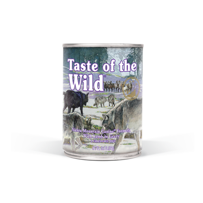 Taste of the Wild Sierra Mountain Lamb in Gravy Grain Free Canned Dog