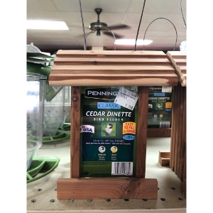 Pennington Classic Cedar Dinette Bird Feeder Chastant Brothers