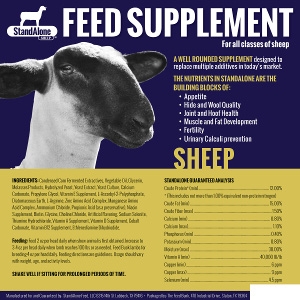 StandAlone Feed Supplement Sheep - 1 Gallon | Coryell Feed & Supply