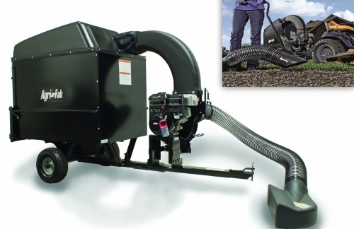 Lawn vac pull behind