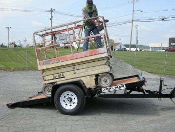 6' x 12' Tilt Deck Trailer