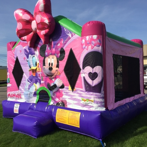 minnie mouse bouncer jumper
