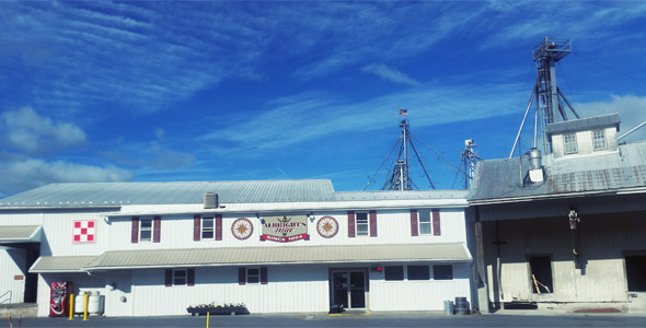 The feed mill and retail store as it appears today.