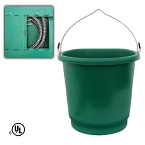 Heated 5 Gallon Flat Back Bucket Heated 5 Gallon Flat Back Bucket