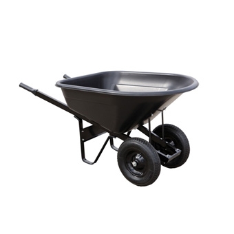 2 wheel wheelbarrow metal