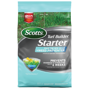 Scotts Turf Builder Starter Fertilizer for New Grass / Weed Preventer
