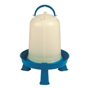 Poultry Waterer With Legs 1 Gallon Blue White Talmage Farm Agway
