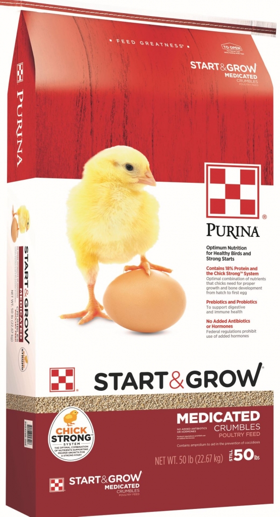 Purina Start & Grow Medicated 50 Talmage Farm Agway
