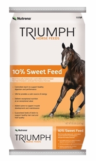 Triumph Triple 10 Textured Horse Feed | G.M. Thompson and Sons, Inc
