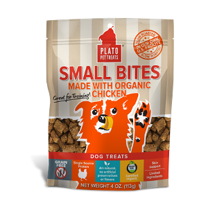 Small Bites – Made with Organic Chicken | All Things Woof Meow, Too Inc.