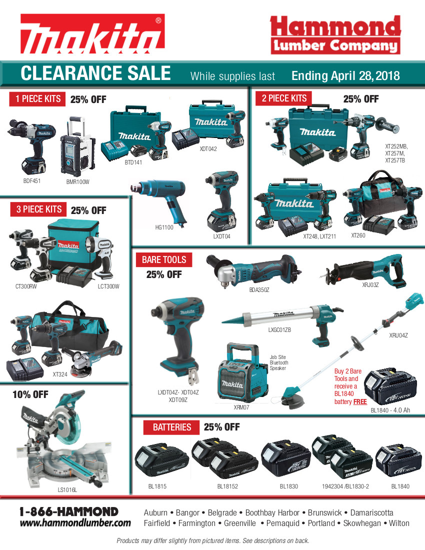 Special Offers Hammond Lumber Company