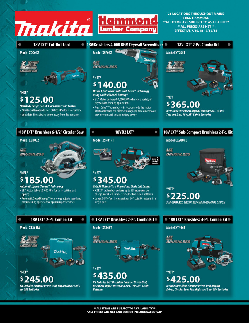 Special Offers Hammond Lumber Company