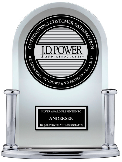 Andersen windows and doors J. D. Power Award