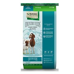 Nutrena® Country Feeds 16% Pelleted Goat Feed - Medicated | Robbie's