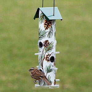 Perky Pet Pine Metal Tube Bird Feeder Nescopeck Agway