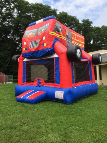 fire truck bounce house rental