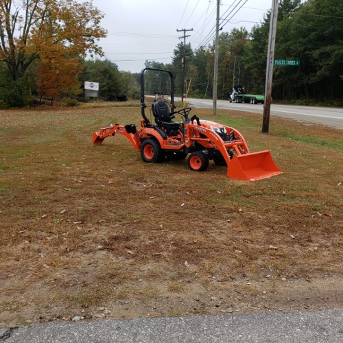 Kubota BX23 Backhoe Loader Tractor PIP Rental Farmington, NH